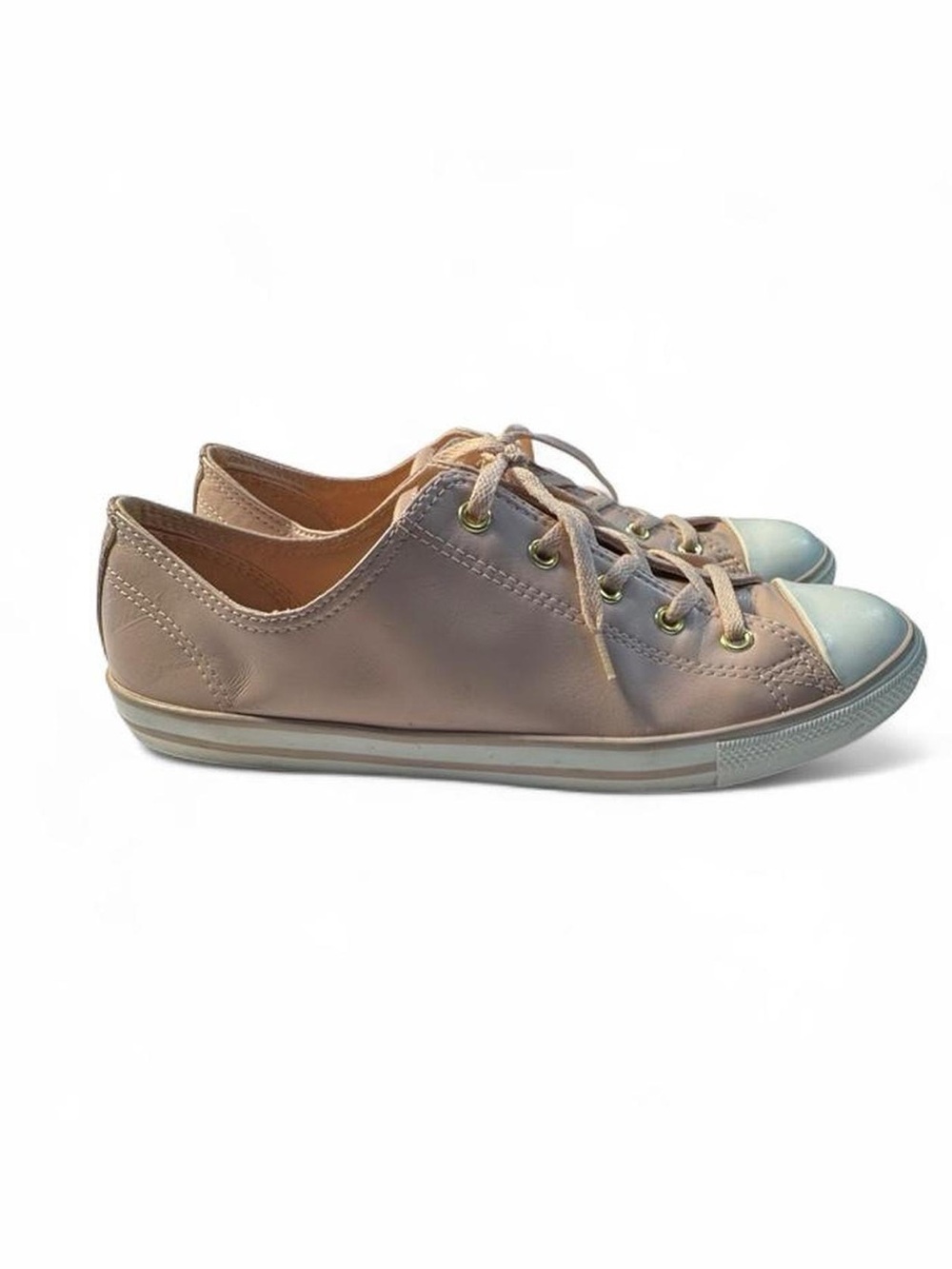 Converse Chuck Taylor All Star Dainty Ox Dusty Pink Leather Sneakers women’s 10